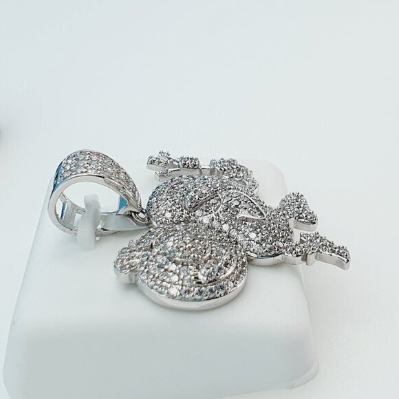 "925 Sterling Silver Cubic Zirconia Pendant, UU1P6A6037 - Picture 3 of 9